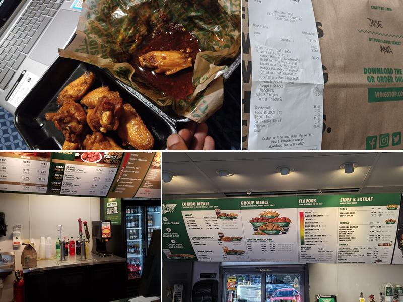 Wingstop Menu