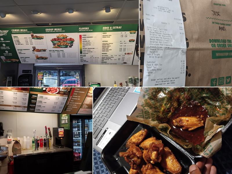 Wingstop Menu