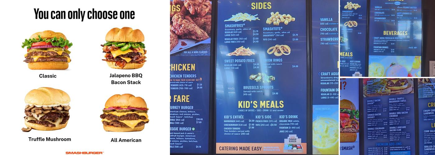 Smashburger Menu