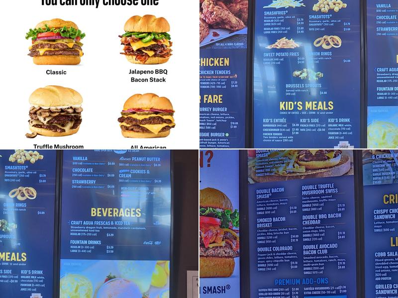 Smashburger Menu
