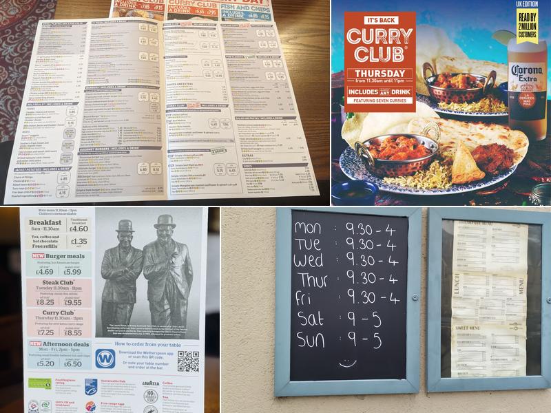 The Stanley Jefferson - JD Wetherspoon Menu