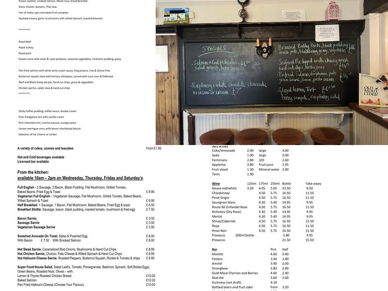 The Hammer and Pincers Menu