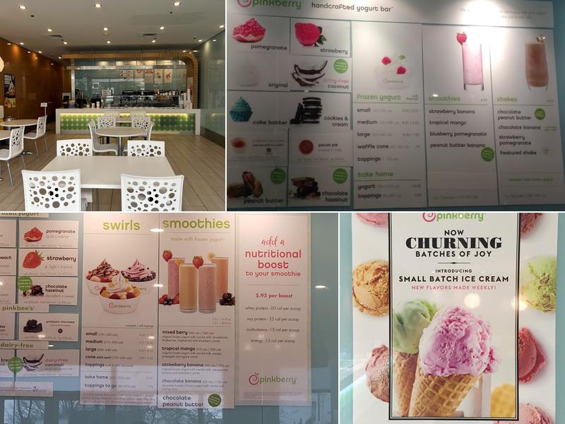 Pinkberry Menu