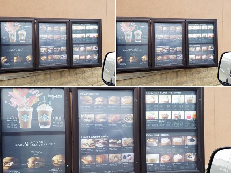 Starbucks Menu