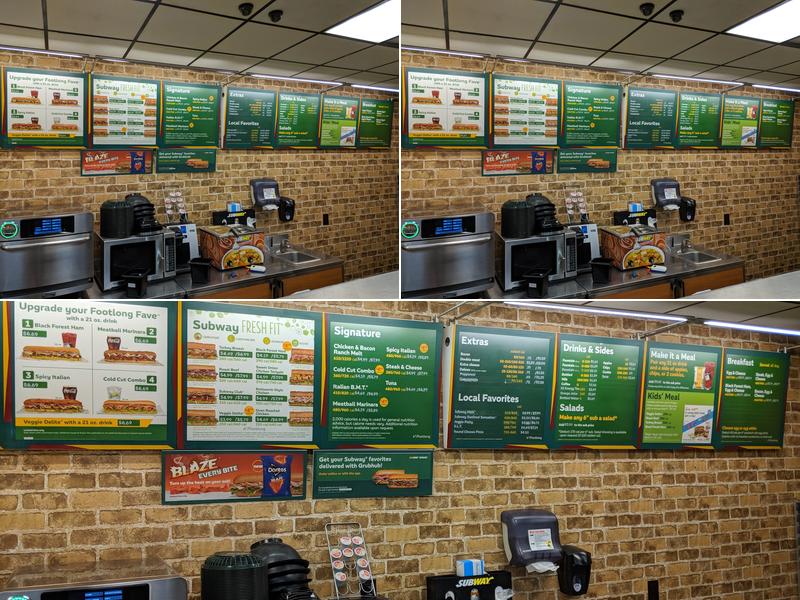 Subway Menu