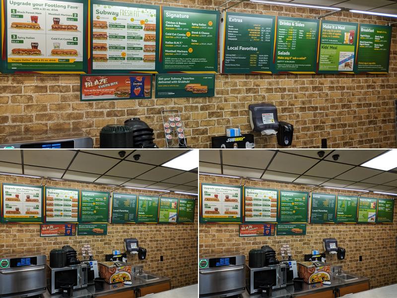 Subway Menu