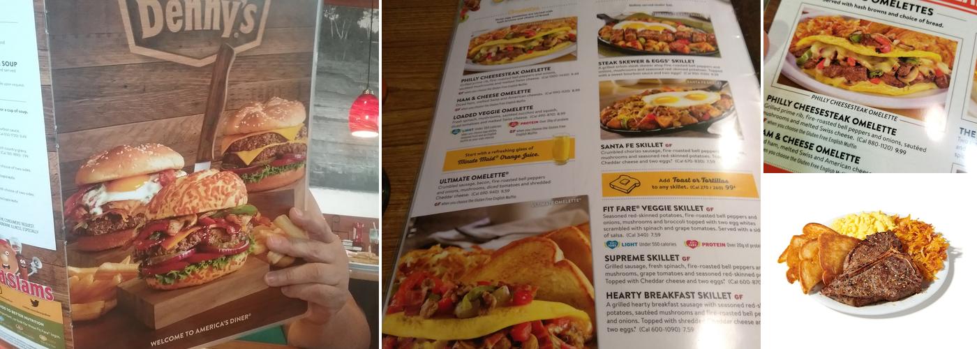 Denny's Menu