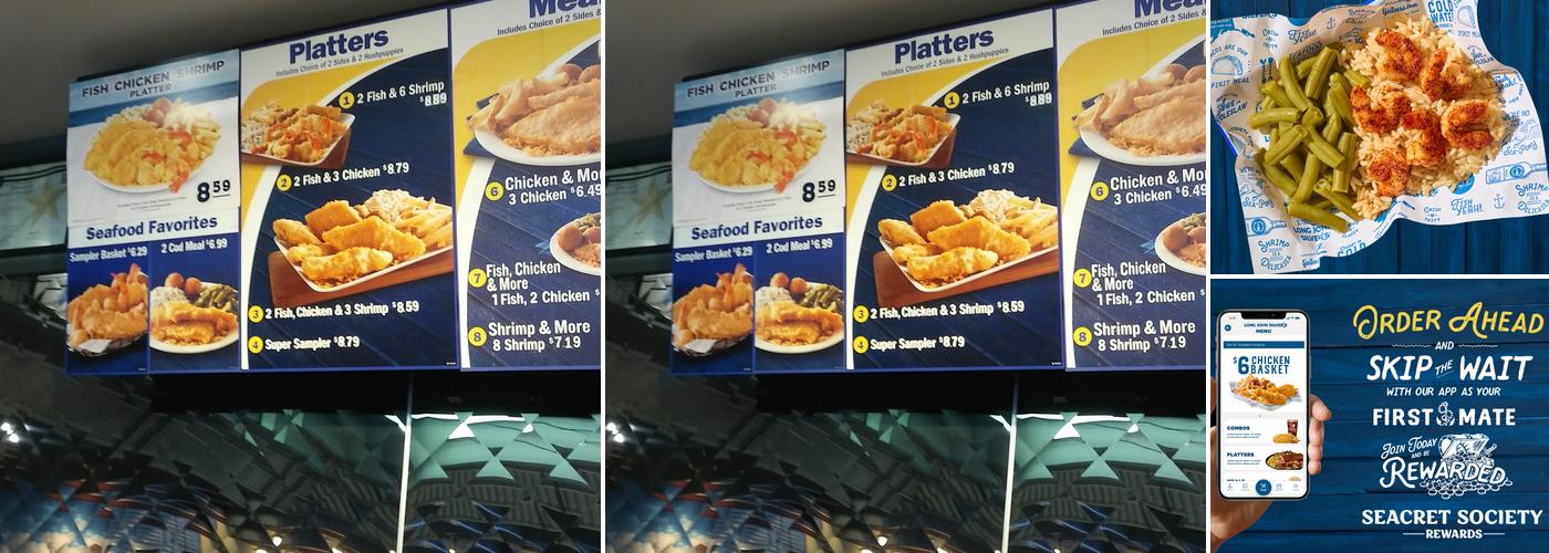 Long John Silver's Menu
