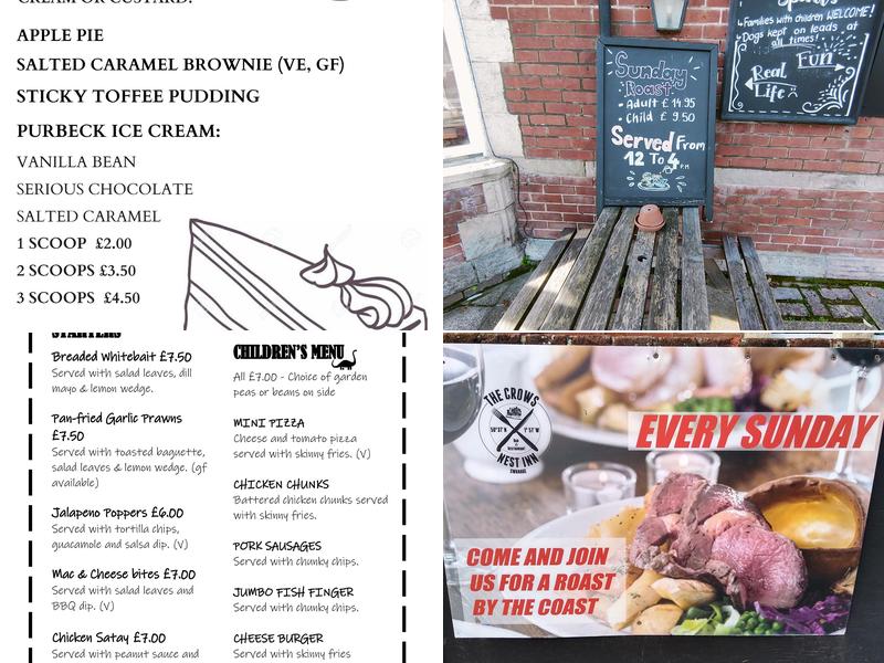 Crows Nest Inn Menu