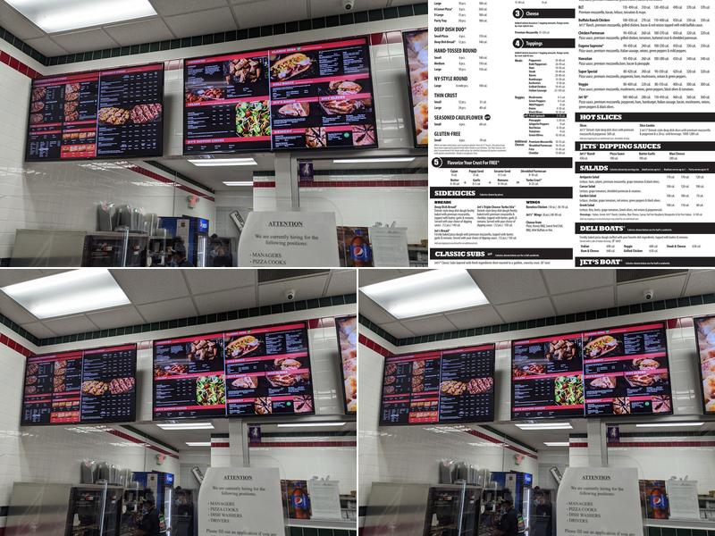 Jet's Pizza Menu