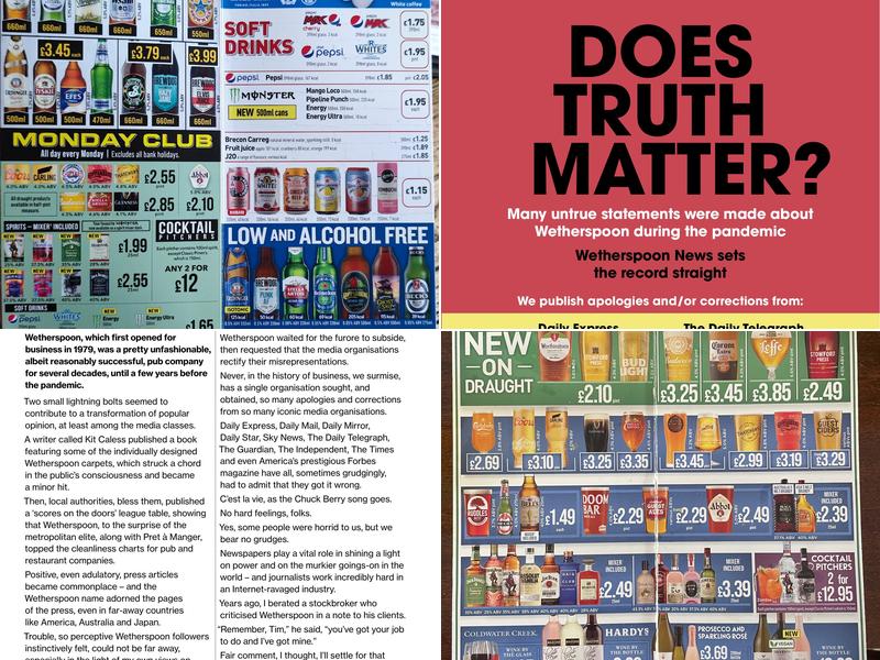 The Greyhound - JD Wetherspoon Menu