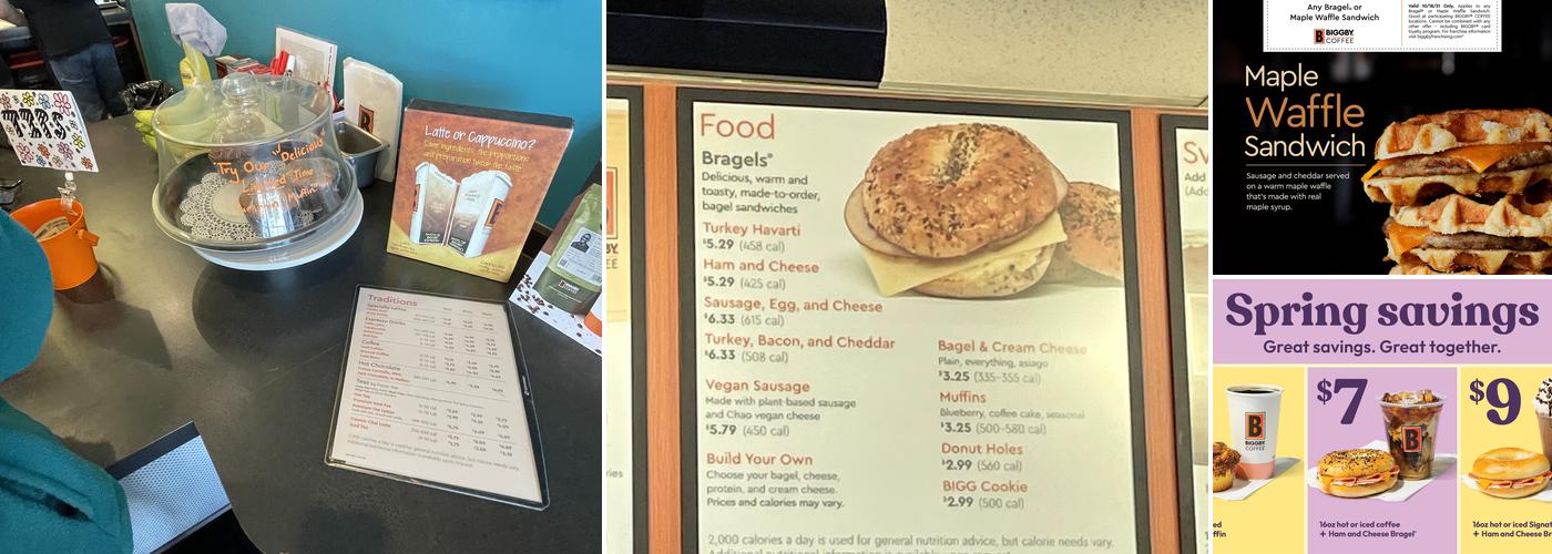 BIGGBY COFFEE Menu