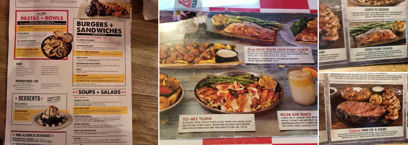 Logan's Roadhouse Menu
