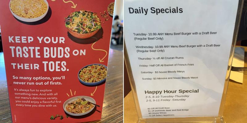 Noodles and Company Menu