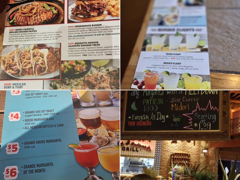 On The Border Mexican Grill & Cantina Menu