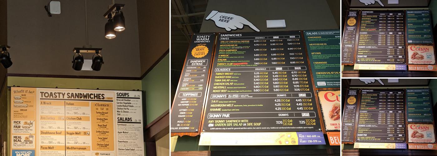 Potbelly Menu