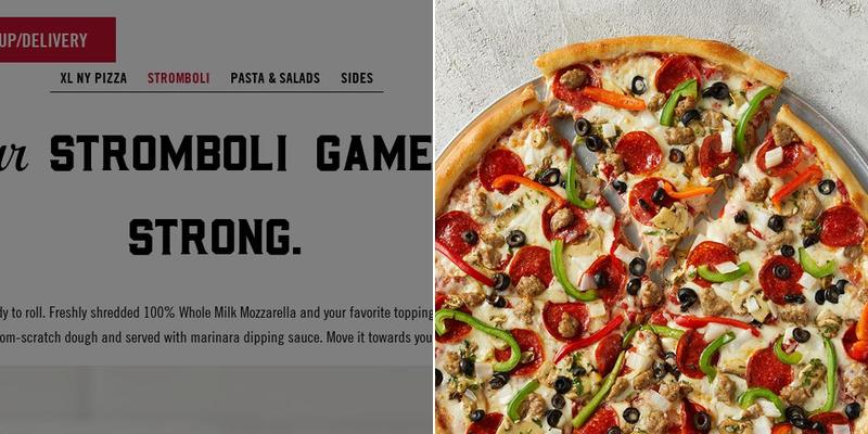 Sbarro Menu