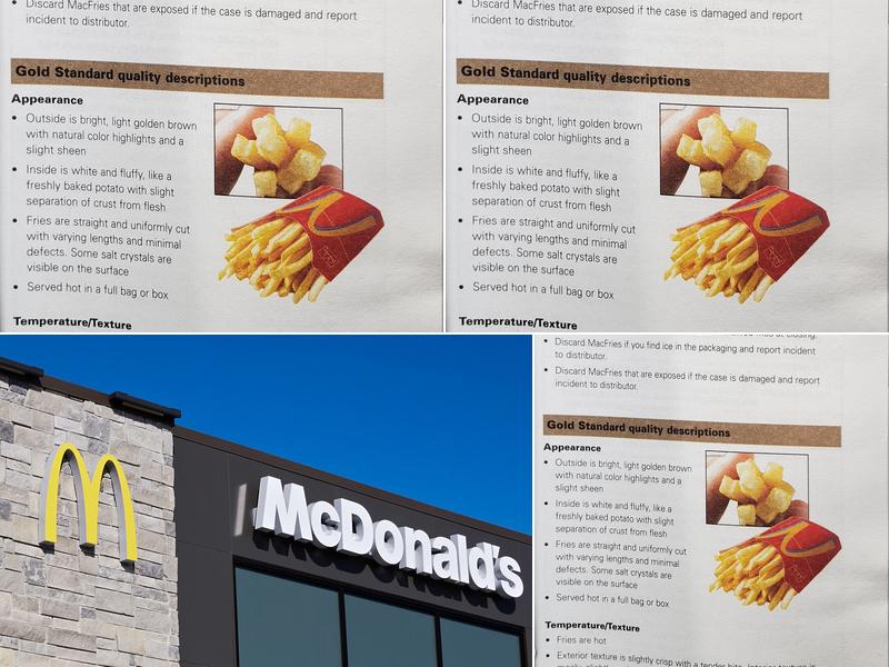 McDonald's Menu