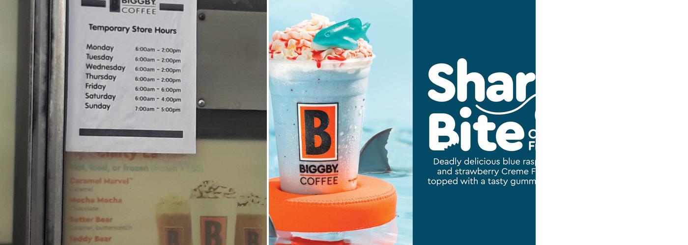 BIGGBY COFFEE Menu