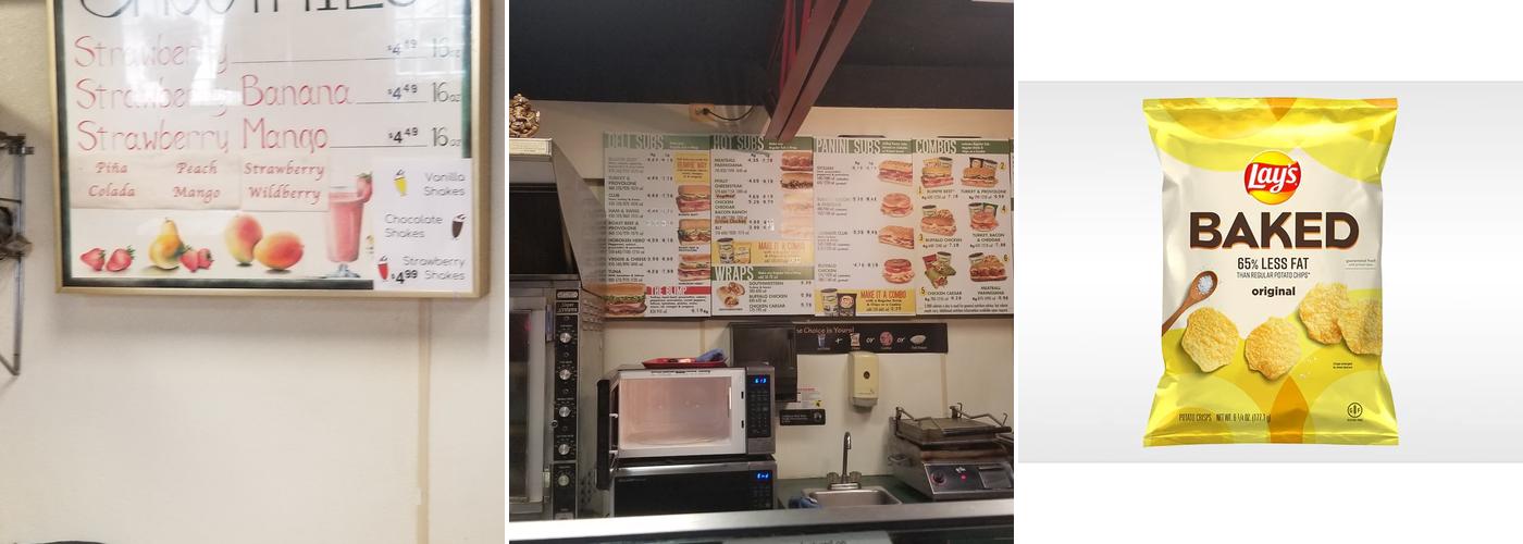 Blimpie Menu