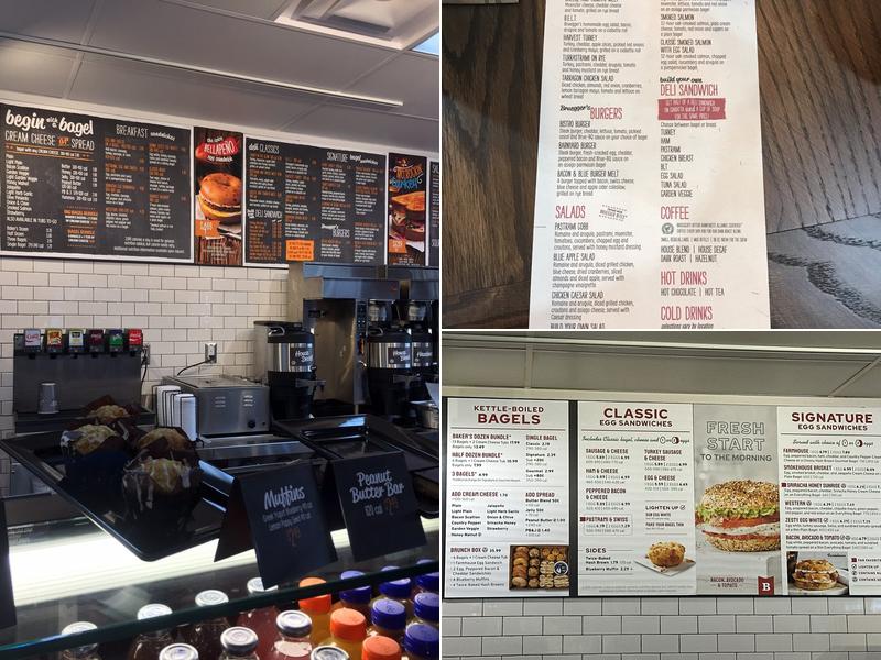 Bruegger's Bagels Menu