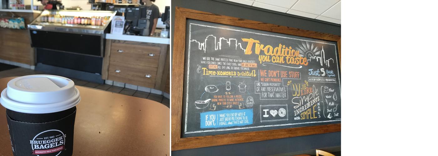 Bruegger's Bagels Menu