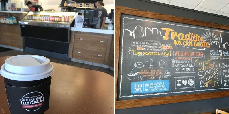 Bruegger's Bagels Menu