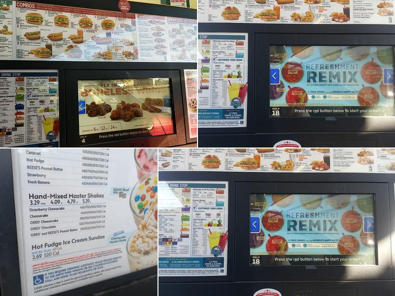 Sonic Drive-In Menu
