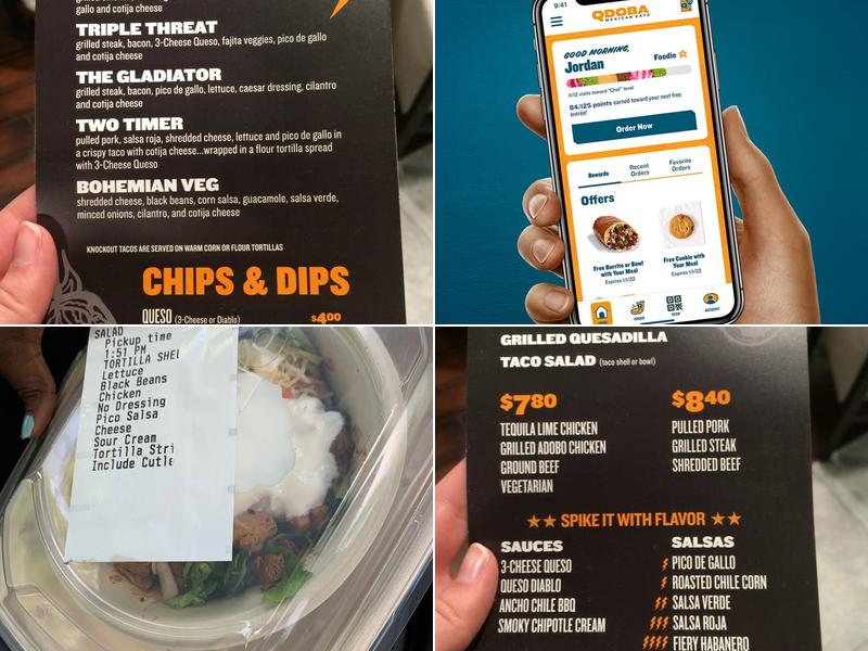 QDOBA Mexican Eats Menu