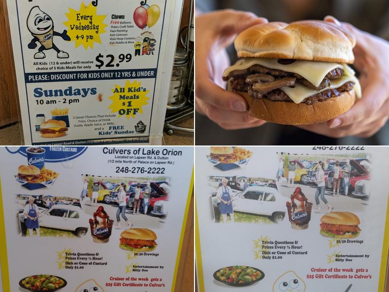 Culver’s Menu