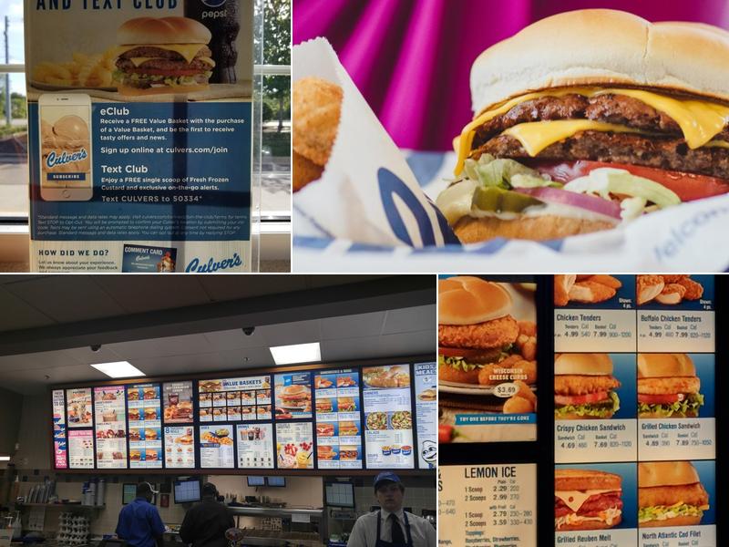 Culver’s Menu