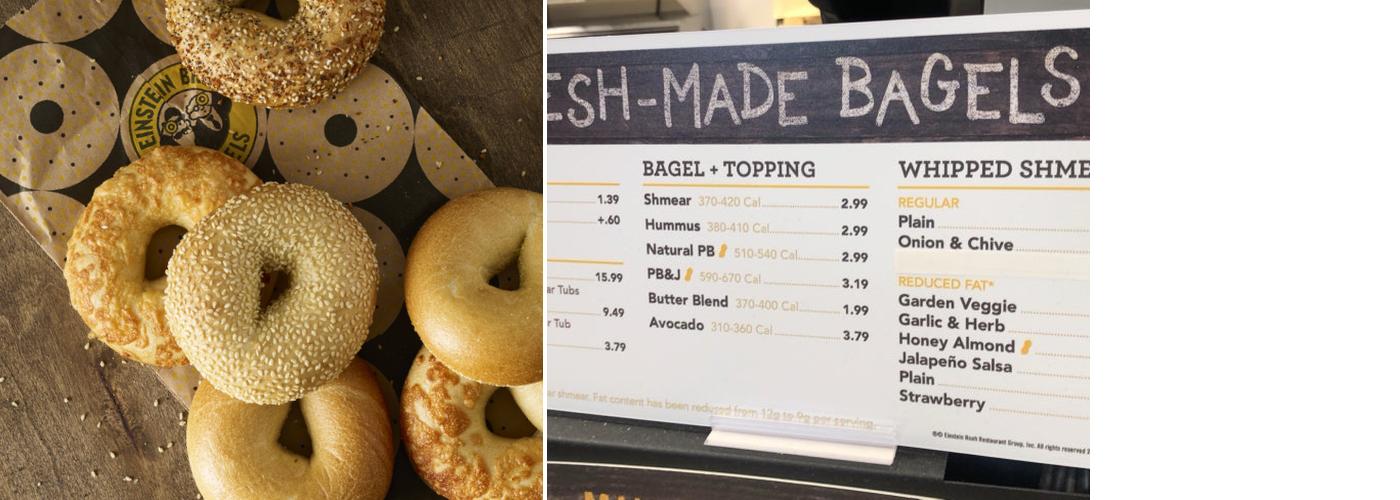 Einstein Bros. Bagels Menu