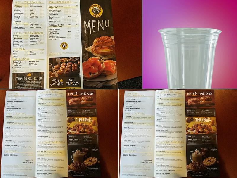 Einstein Bros. Bagels Menu