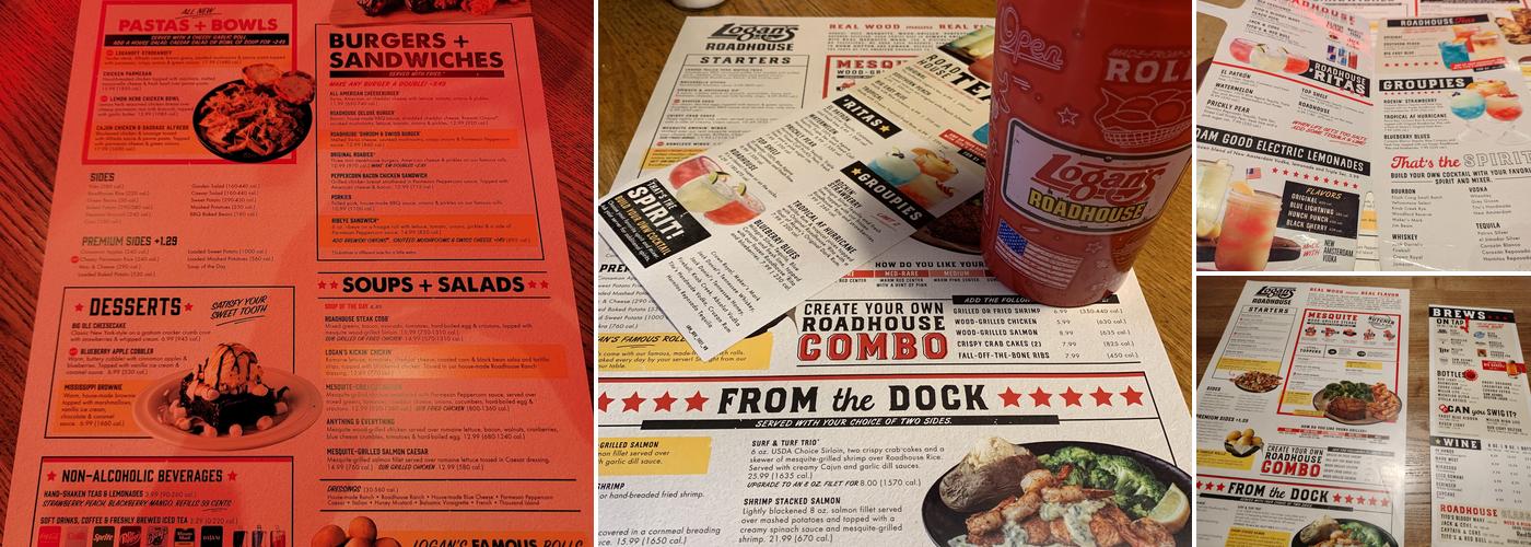 Logan's Roadhouse Menu