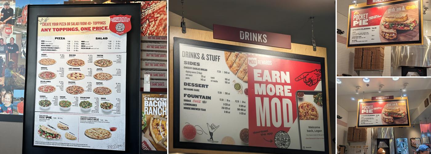 MOD Pizza Menu