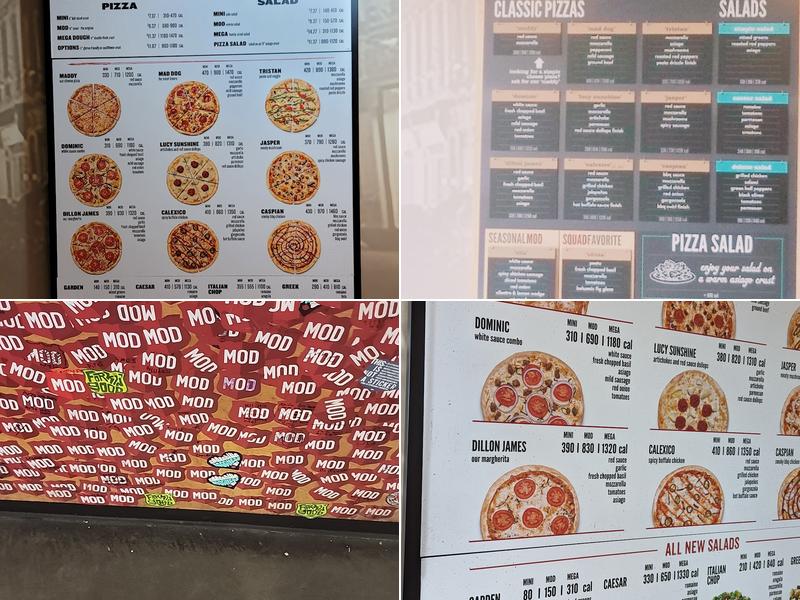 MOD Pizza Menu