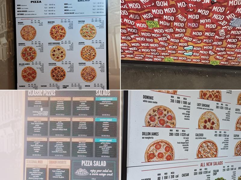 MOD Pizza Menu
