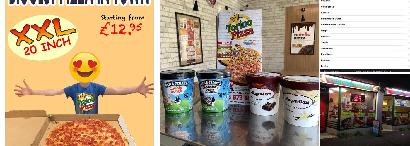 Torino Pizza - Long Eaton Menu