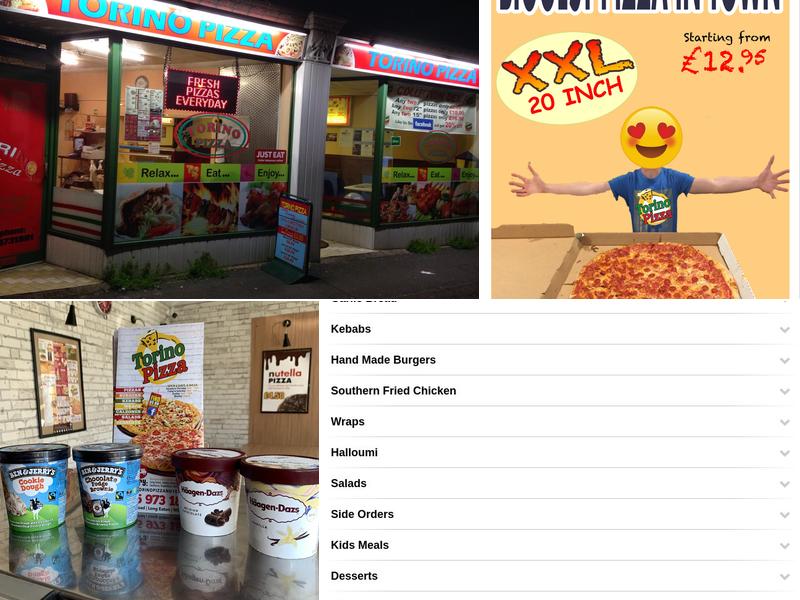 Torino Pizza - Long Eaton Menu