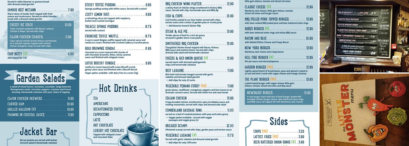 The Newdigate Arms Menu