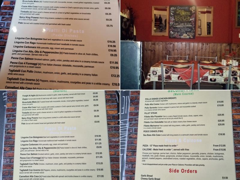 Montanaro's Menu