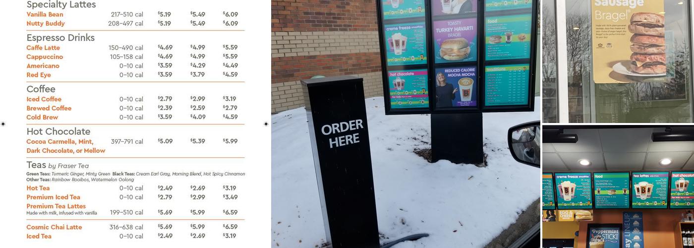 Biggby Coffee Drive-thru Menu