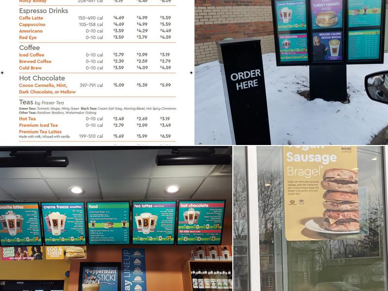 Biggby Coffee Drive-thru Menu