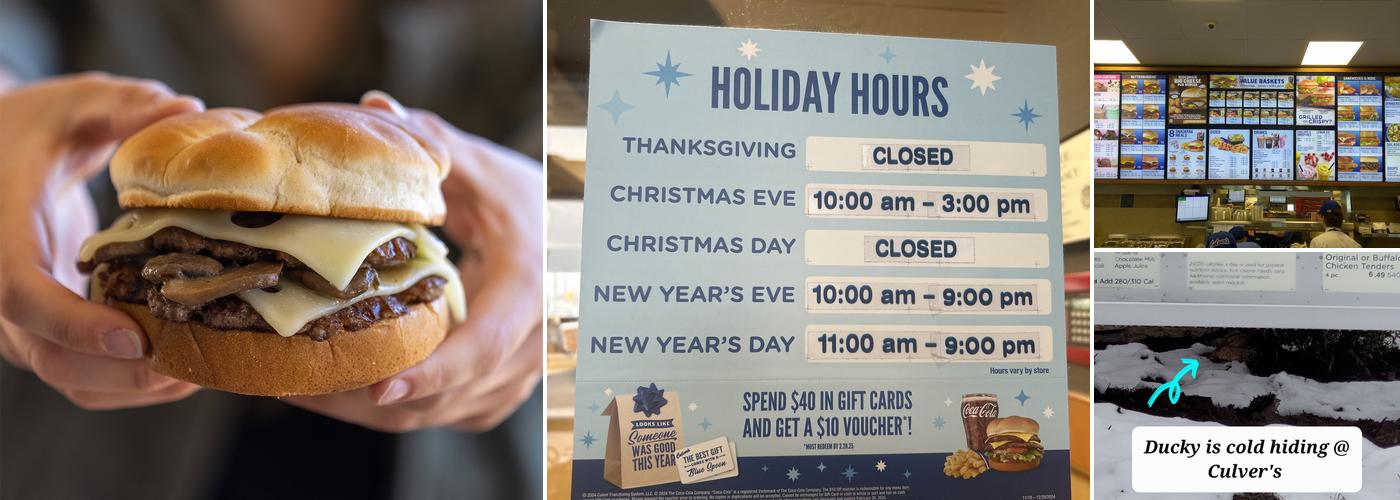 Culver’s Menu