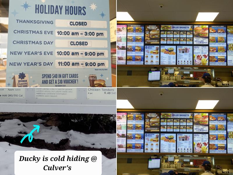 Culver’s Menu
