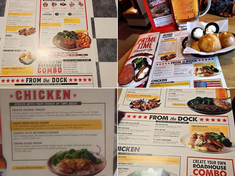 Logan's Roadhouse Menu