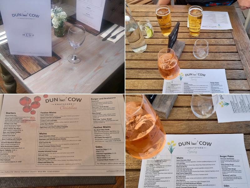 Dun Cow Menu