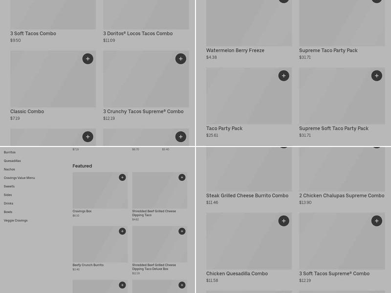 Taco Bell Menu