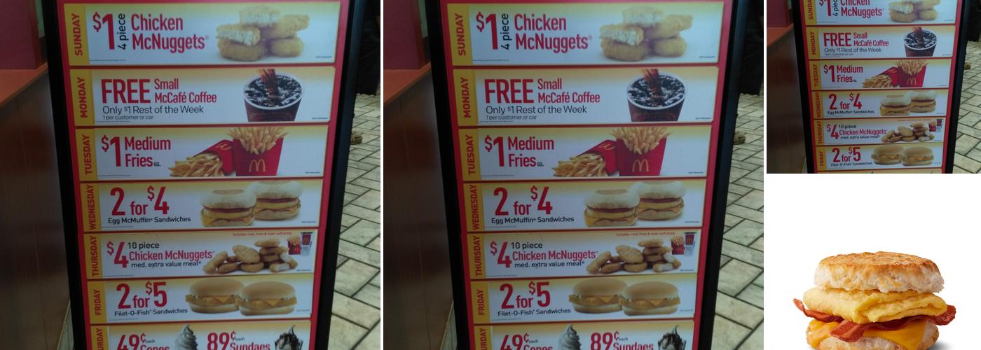 McDonald's Menu