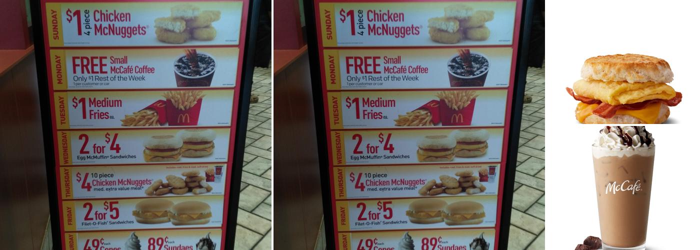 McDonald's Menu
